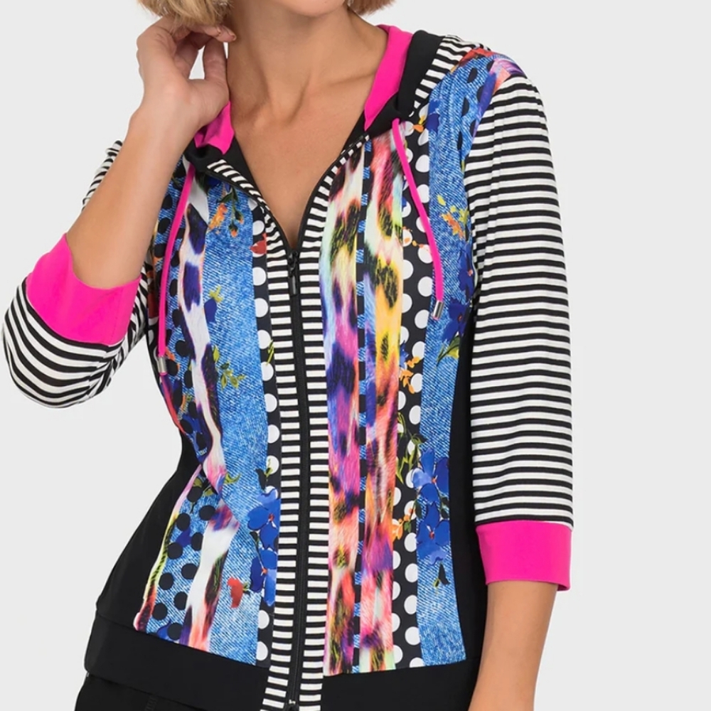 Joseph Ribkoff Multi Jacket Medium size 10